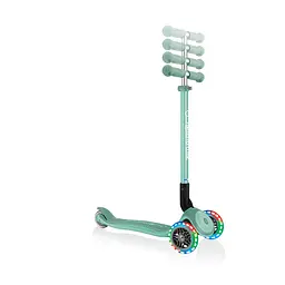 Самокат Globber Primo foldable plus lights, колеса з підсвічуванням, м'ятний (439-206) - мініатюра 6