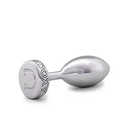 Металева анальна пробка DOXY Butt Plug SMOOTH, гладенька, діаметр 3,3 см - мініатюра 2