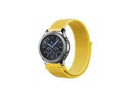 Ремінець BeCover Nylon Style для Amazfit Stratos 1/2/2S/3/GTR 2/GTR 47mm/GTR Lite 47mm/Nexo/Pace Yellow (705894) - мініатюра 2
