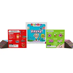 Карткова гра Brainbox Наука YaGo BZZBRSC01UA 55 карток 1 гральний кубик - мініатюра 4