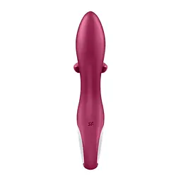 Вібратор-кролик Satisfyer Embrace Me 20.5 см бордовий - мініатюра 4