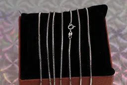 Цепь Xuping Jewelry веницианка 60 см 1 мм серебристая
