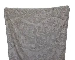 Простирадло махрове жакардове Parisa Home Premium 200х220 щільність 470 г/м2 сіре - мініатюра 8