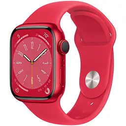 Смарт-годинник Apple Watch Series 8 GPS 41 mm (PRODUCT)RED Sport Band (Grade C) Seller Refurbished