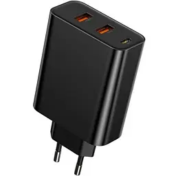 Мережевий зарядний пристрій Baseus Speed ​​PPS Quick Charger 2USB + 1Type C 60W CCFS-G01 Black - мініатюра 3
