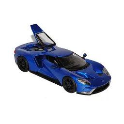 Автомодель - FORD GT (блакитний металік, сріблястий металік, 1:32) - миниатюра 3