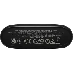 Зовнішній акумулятор Doberman AM04 20000mAh 65W Black [110384] - мініатюра 5