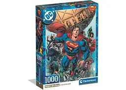 Пазл Clementoni Пригоди Супермена, Супермен, DC Comics (Superman DC Comics Theme Puzzle - 1000 pcs.), колаж, 1000 ел. (37505)