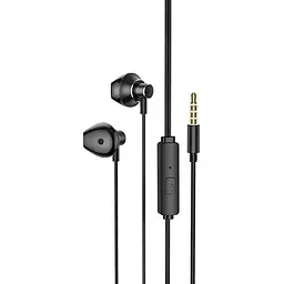 Дротові навушники Hoco M75 Belle Universal, 1,2m, Mic, 3.5mm, black
