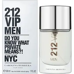 Туалетна вода Carolina Herrera 212 VIP Men 30 мл