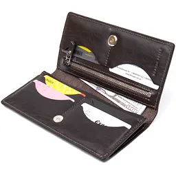 Чоловіче шкіряне портмоне GRANDE PELLE 9,5х19,52 см acs0018628 - мініатюра 4