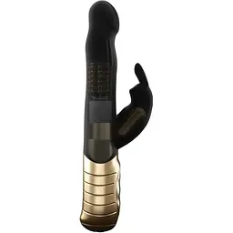 Вібратор-кролик Dorcel Baby Rabbit Gold 2.0 22 см чорний