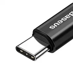 Кабель Baseus Fish eye Spring USB для Type-C 2A 1m Black (CATSR-01) - мініатюра 3