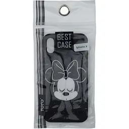 Чохол-накладка Toto TPU Cartoon Case IPhone X Mini Mouse Black - мініатюра 2