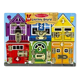 Дошка Melissa&Doug із засувками дерев'яна (MD13785) - мініатюра 5