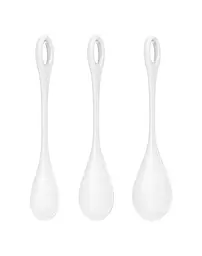 Набір йоні намистин Satisfyer Yoni Power 1, Білий - мініатюра 2