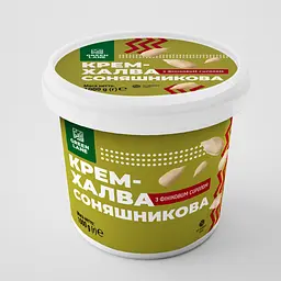 Паста з насіння соняшника (крем-халва) з фініковим сиропом і морською сіллю 1000 г., без доданого цукру - мініатюра 1