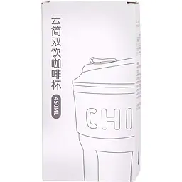 Термочашка Chiobbe 450 мл із трубочкою, бузковий Yiwu HP-14-18V - мініатюра 4