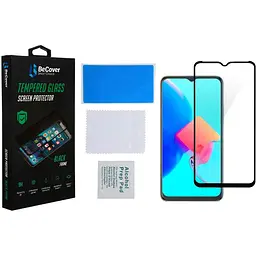 Захисне скло BeCover для Tecno Spark 8C (KG5n) Black (708161) - мініатюра 3