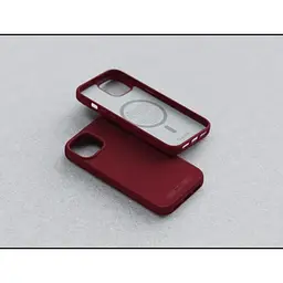 Чохол-накладка Njord Suede MagSafe Case Red для iPhone 15 (NA51SU11) - мініатюра 6