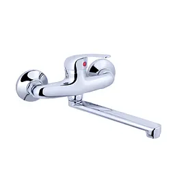 Змішувач для кухні настінний Agua Leon-C040 CV014923 Хром