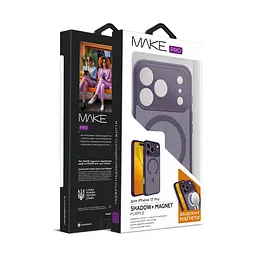 Чохол MAKE Apple iPhone 17 Pro Shadow+ Magnet Purple - мініатюра 4