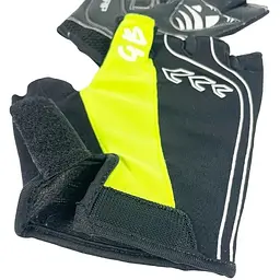 Велорукавиці Good Bike D-Grip короткий палець розмір M салатові (94505Green-IS) - мініатюра 4