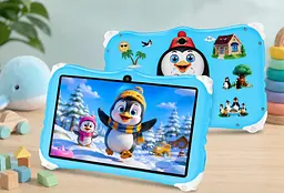 Дитячий планшет Meijiahui K1 Android-15 Penguin / Планшет 7" 6GB / 128GB / Дитячий планшетний ПК з екраном 7 дюймів Синій