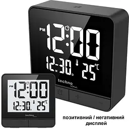 Годинник настільний Technoline WT375 Black (WT375) - мініатюра 1