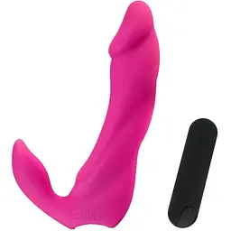 Вібратор вагінально-кліторальний Alive Bifun Pro Pink - мініатюра 2