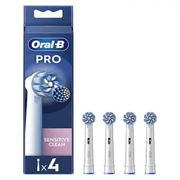 Насадка для зубної електрощітки Braun Oral-B Sensitive Clean Pro EB60X (4 шт)