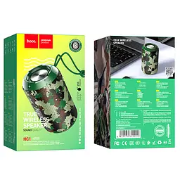 Портативна акустика Hoco HC1 Trendy sound sports wireless speaker IPX5 зелена - мініатюра 5