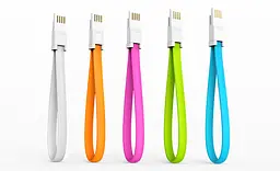 Кабель KingMi Colorful Cable USB to MicroUSB 2A 0.2m KSCDX11QM-BL Blue - мініатюра 2