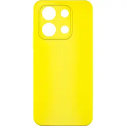 Чохол TPU GETMAN Liquid Silk Full Camera для Xiaomi Redmi Note 13 Pro 4G / Poco M6 Pro 4G / Note 14S Жовтий / Flash