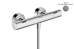 Термостат для душу Hansgrohe Ecostat Fine black chrome 13324340