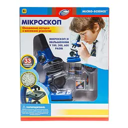 Мікроскоп Eastcolight збільшення до 600 разів, синій (ES21331) - мініатюра 4