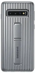 Чохол протиударний із підставкою Official Protective Rugged Standing Cover G973 EF-RG973CSEGRU для Samsung Galaxy S10 Silver
