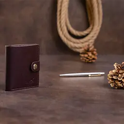 Чоловічий шкіряний гаманець SHVIGEL 10х8,5х1 см acs0015044 - мініатюра 5