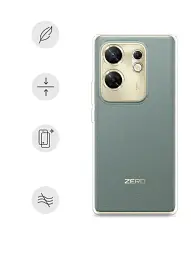 Силіконовий чохол BeCover для Infinix Zero 30 4G (X6731B) Transparancy (710886) - мініатюра 4
