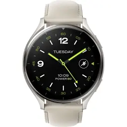 Смарт-годинник Xiaomi Watch 2 Titan BHR9306GL Gray Case White Leather Strap (1093970) - мініатюра 9