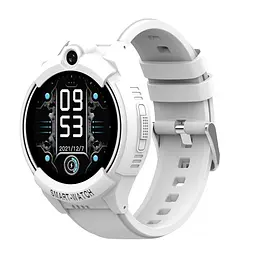 Дитячий розумний смарт годинник-телефон Lemfo M56 з GPS, 4G сім картою, прослуховуванням та кнопкою SOS До 5-7 днів роботи Білий