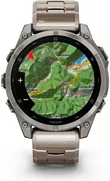 Смарт-годинник Garmin Fenix 8 47mm AMOLED Sapphire Titanium with Vented Titanium Bracelet (010-02904-40) - мініатюра 3