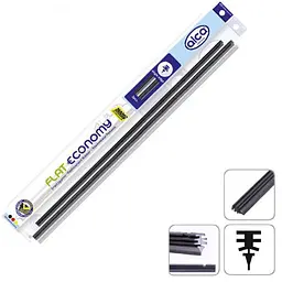 Змінні гумки двірників Alca 700 мм 28" профіль BOSCH Flat Economy/с Замком 2 шт (121280)