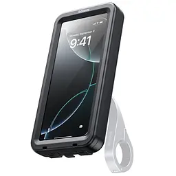 Веломото-кейс для смартфона PrimeTrip VB1 RainShield 6.9" (C0013D) Cosmic Black Baseus teh0029853