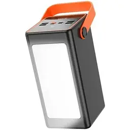 Портативний акумулятор Hoco J107 Super 90000 mAh зовнішня батарея з лампою - мініатюра 4