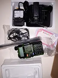 Портативна рація Baofeng UV-5R FM радіо + ліхтарик (Камуфляж) - мініатюра 7