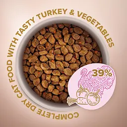Сухий корм для дорослих котів Club 4 Paws Premium Selection з індичкою та овочами 1.5 кг - мініатюра 2