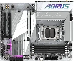 Материнська плата Gigabyte B650E A ELITE X ICE sAM5 B650 4xDDR5 M.2 HDMI DP Wi-Fi BT mATX - мініатюра 2