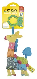 Брязкальце Ks Kids Жираф, м'яке з прорізувачем (KA10810-HC) - мініатюра 3