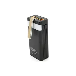 Батарея універсальна ACL 30000mAh, SOLAR, TypeC + Lighting, Black (PW-90B) - мініатюра 2